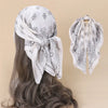 Paisley Print Silk-Feel Satin 70 x 70 cm (27.6 in) Square Scarf Bandana Hijab Headband Neck Scarf for Women