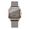 Women's Casual Silicone Strap Quartz Watch 35mm (1.38in) Fashion Square Dial