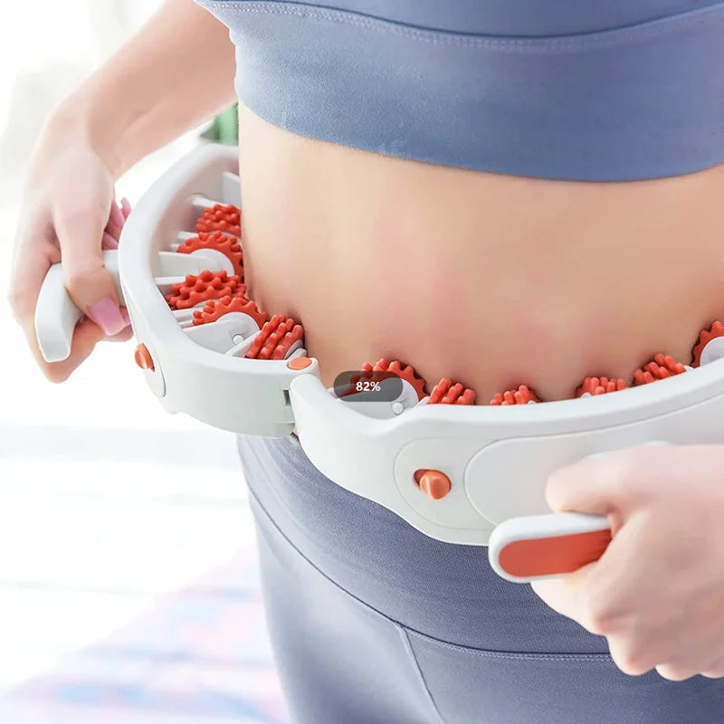 Anti-Cellulite Body Massage Roller - Manual Muscle Massager for Neck, Shoulders, Back, Arms & Legs