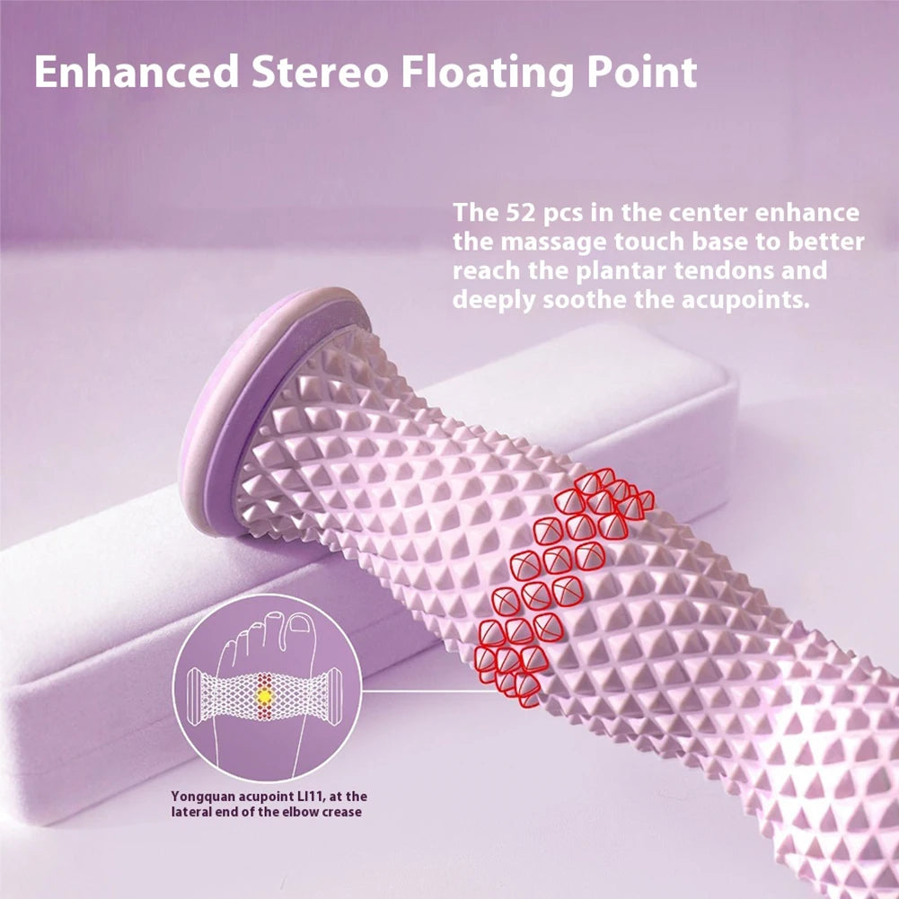 Portable Foot Massage Roller Hedgehog Ball, Deep Tissue Acupressure Non-Slip Low-Noise Foot Massager for Home & Office