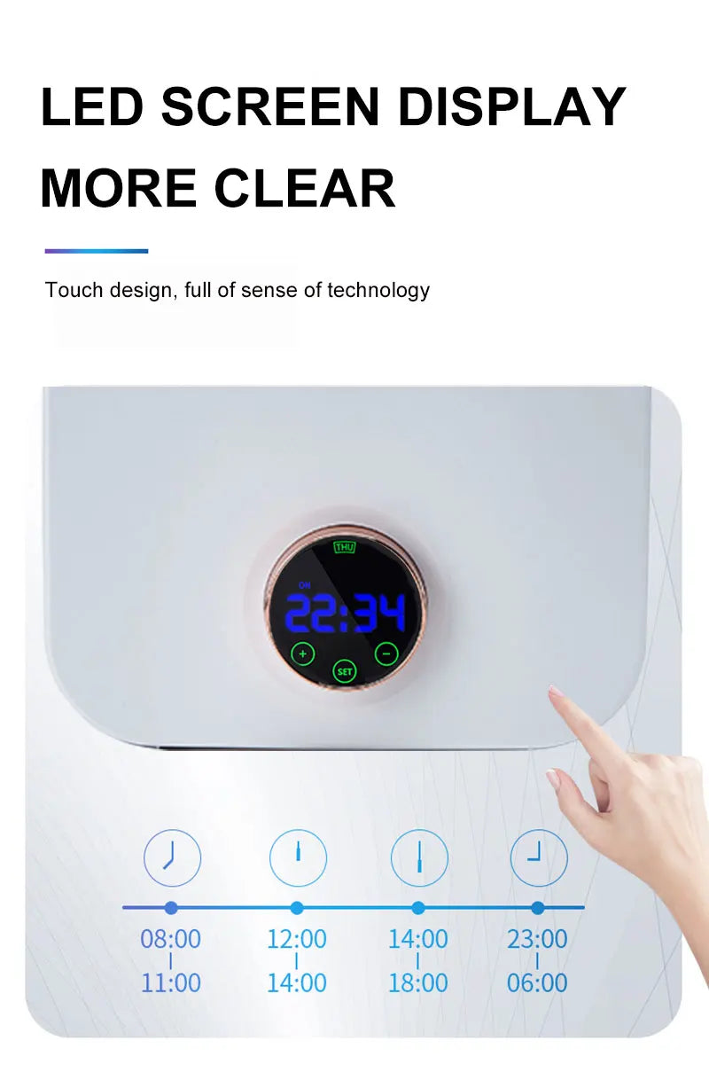 Smart Wall-Mounted Waterless Aroma Diffuser 150 mL (5.1 fl oz) — Scent Machine for Home & Hotel