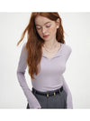 FANSILANEN Women's V-Neck Knit Pullover Sweater - Slim Long-Sleeve Cotton Blend, Lightweight Autumn/Winter
