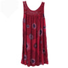 Plus Size Women's Summer Lace Print Camisole Dress – Sleeveless Loose Swing Long Sundress