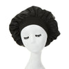 2-Pack Milk Satin Wide-Brim Hair Bonnets for Women – Elastic Band Sleep & Protective Caps