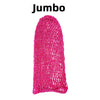 Women's Mesh Crochet Hair Net Snood Solid Color Sleeping Cap Turban - Small, Large