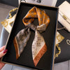 Nordic All-Season Faux Silk Square Scarf 70 x 70 cm (27.6 x 27.6 in) – Lightweight Chic Shawl for Women & Teens
