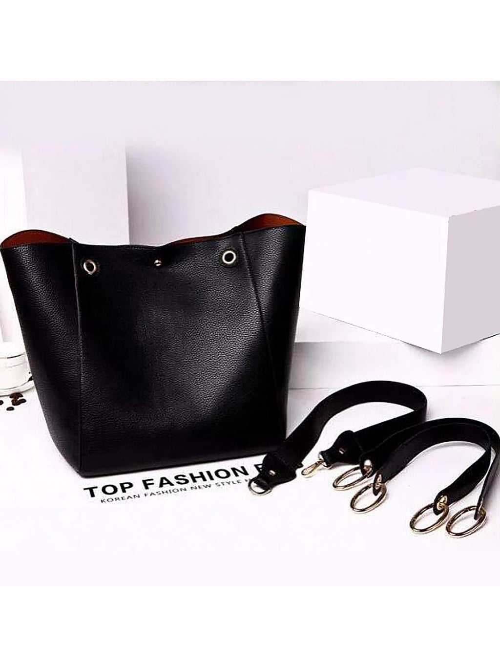 PU Leather Waterproof Tote Bag for Women - Large Shoulder & Top Handle Handbag for Work and Shopping