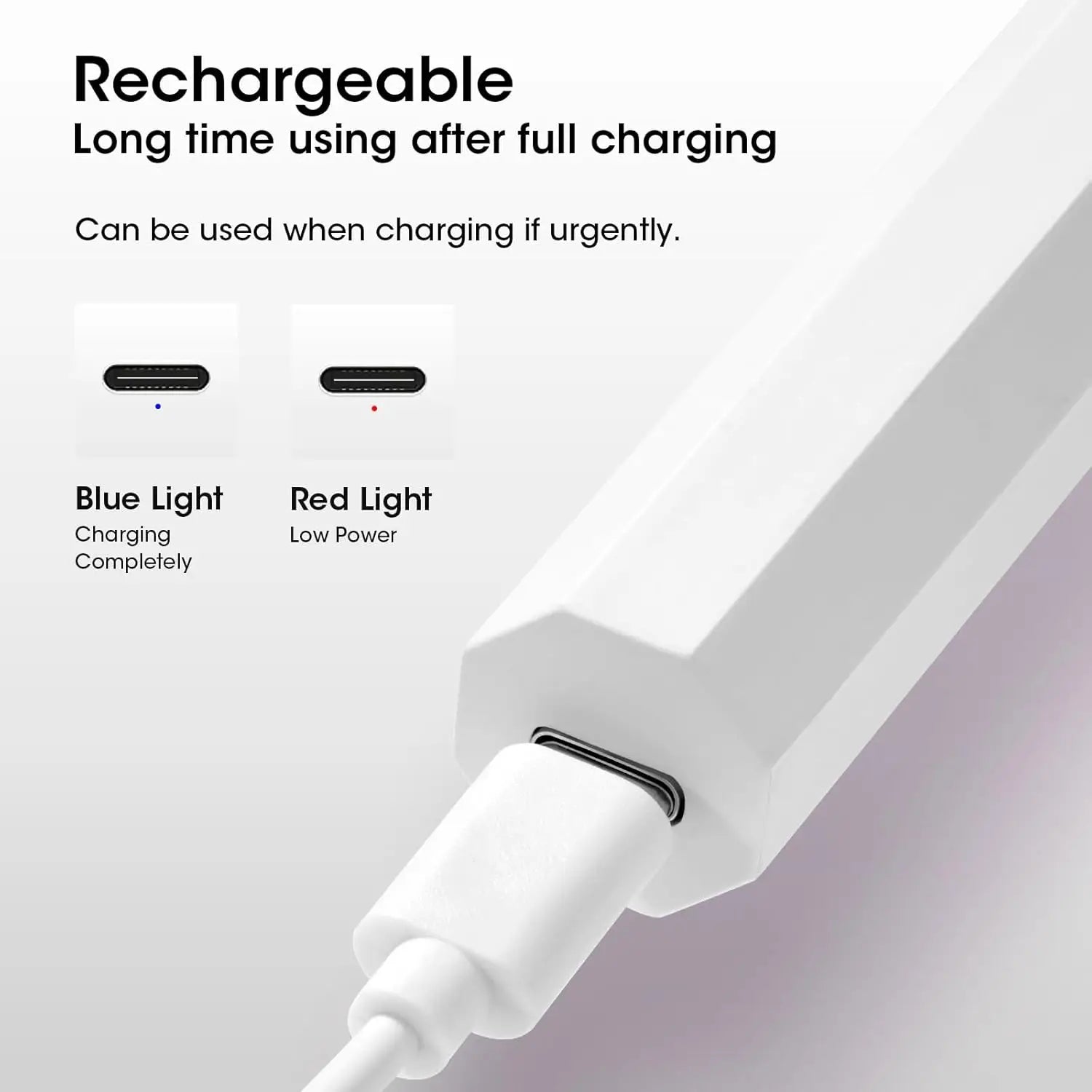 Mini USB-C Rechargeable UV Nail Lamp - Portable 3W Gel Nail Dryer with 20s/60s Timer, Handheld Travel Curing Light