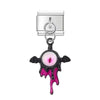 Women's Little Devil 9mm Italian Charm Link Bracelet – Stainless Steel Modular Constellation Charm