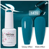 Top & Base 15ml (0.5 fl oz) Gel Nail Polish – Semi-Permanent UV/LED Soak-Off Base Coat and Top Coat, Long-Lasting Manicure