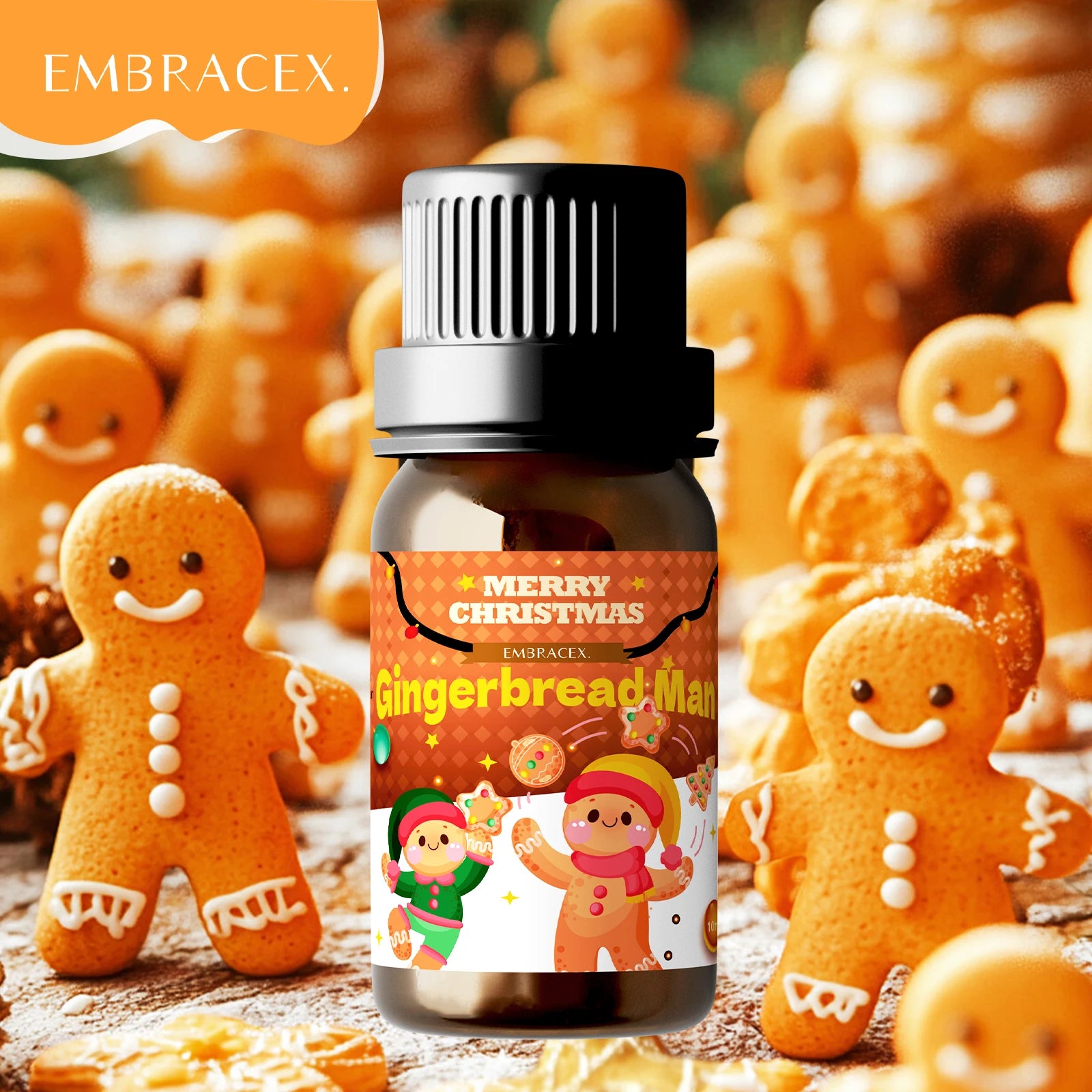 Gingerbread Man 10ml Essential Oil Holiday Diffuser & Perfume Oil Christmas Gift