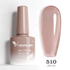 Hema-Free TPO-Free Gel Nail Polish 7.5ml, Glitter Jelly & Nude Shades, Soak-Off UV/LED Full Coverage French