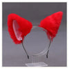 Lolita Plush Cat & Fox Ear Headband for Cosplay Anime Halloween Hair Hoop Headwear