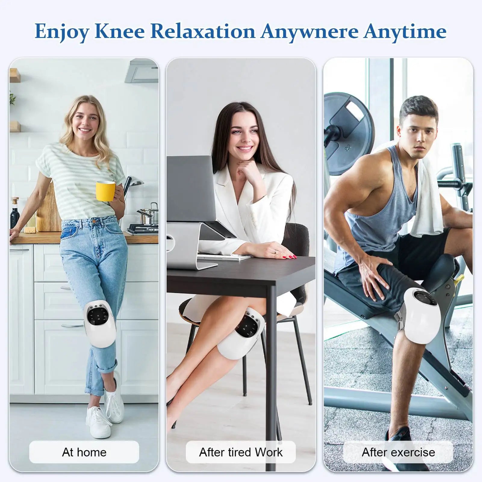 Cordless Electric Head Massager – Handheld Scalp & Hair Scratcher, Portable White