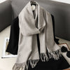 Women’s Long Winter Scarf – Cashmere Blend Shawl Hijab Wrap, Solid Colors, 200×33 cm (79×13 in) – 62 Colors
