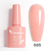 Hema-Free TPO-Free Gel Nail Polish 7.5ml, Glitter Jelly & Nude Shades, Soak-Off UV/LED Full Coverage French