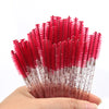 Disposable Eyelash Brushes Mascara Wands – Pack of 5/25/50 Spoolie Applicators for Lashes & Brows