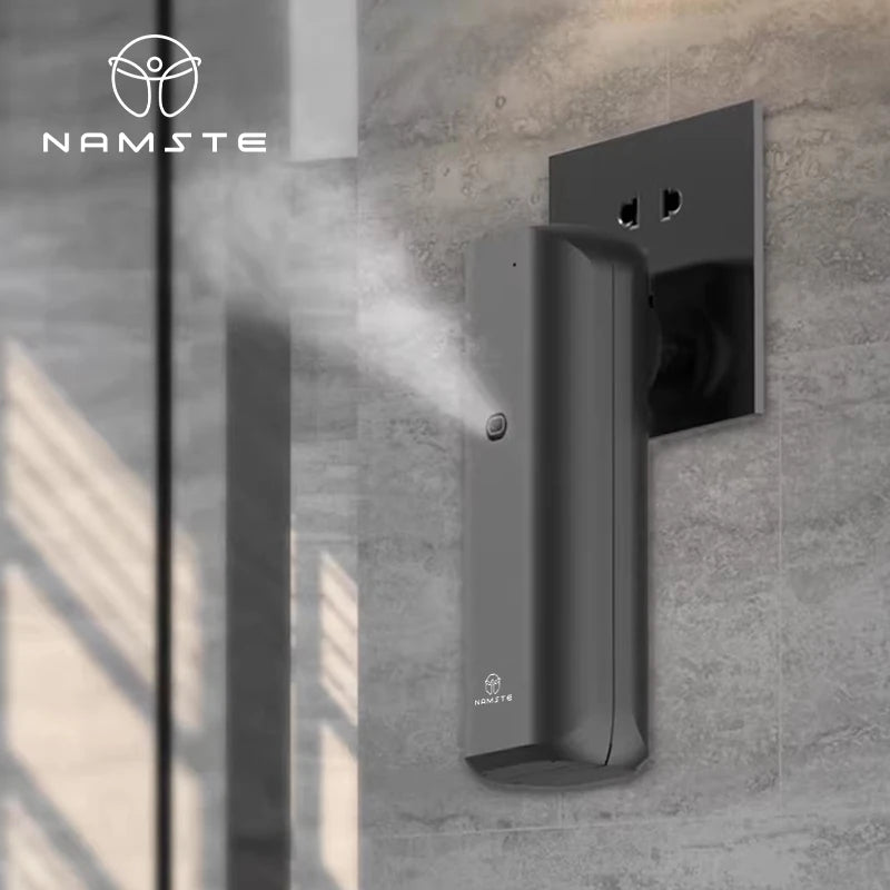 NAMSTE Plug-In Wall Fragrance Diffuser Waterless Smart Aroma Diffuser with Bluetooth 100ml Socket Mount for Home