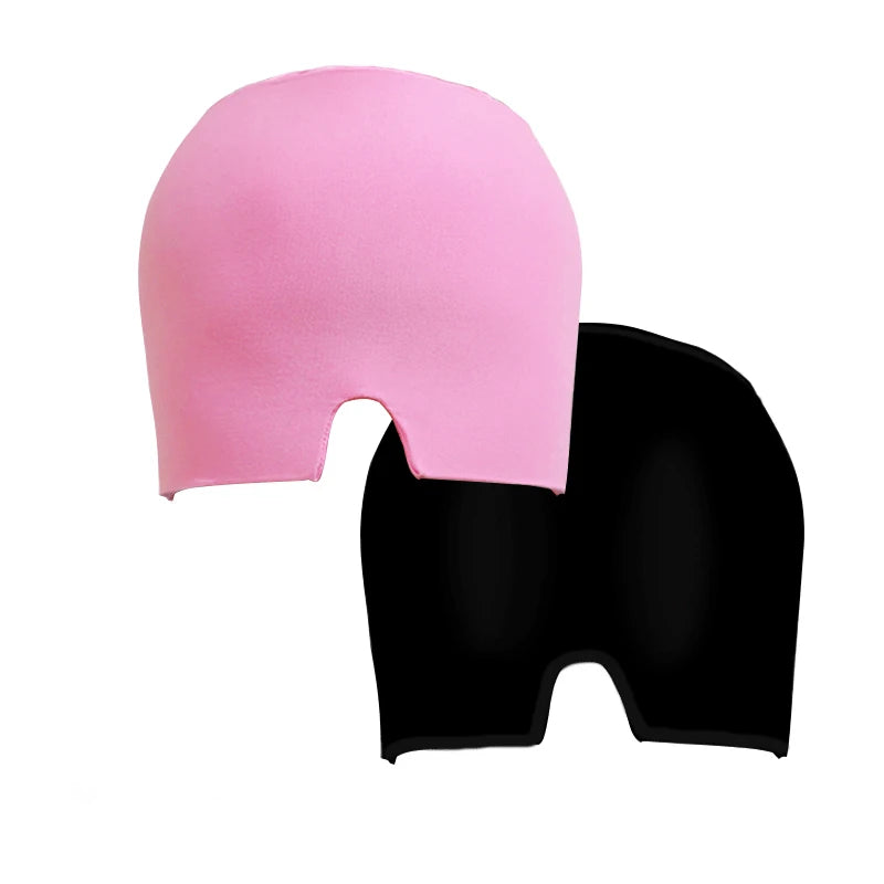 Gel Ice Migraine Relief Head Wrap — Cold Compress Therapy Cap with Eye Mask for Headaches & Sinus Pain