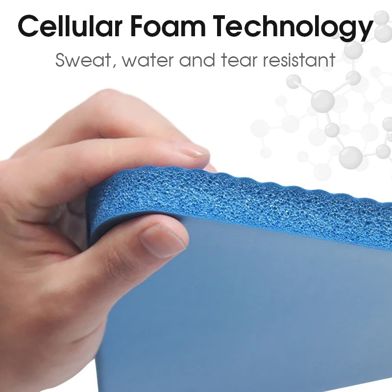 Thick Yoga Knee Pad Cushion 60 x 25 x 1.5 cm (23.6 x 9.8 x 0.6 in) Anti-Skid NBR/EVA Foam Exercise Mat for Yoga Pilates Gymnastics