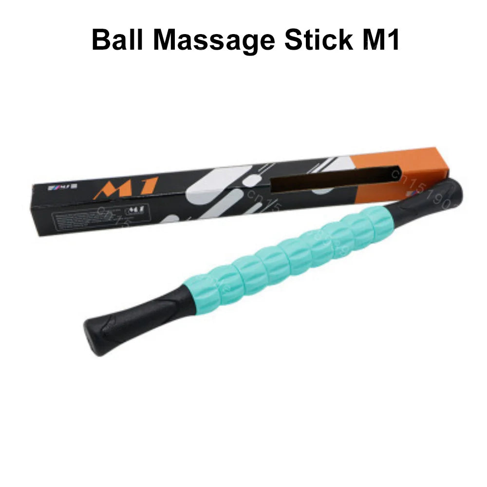 Yoga Massage Stick Roller - Portable Deep Muscle Massage Stick for Soreness Relief & Fascia Release