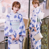 Ankle-Length Kimono Dress for Women – Traditional Japanese Yukata Cosplay Party Ethnic Streetwear