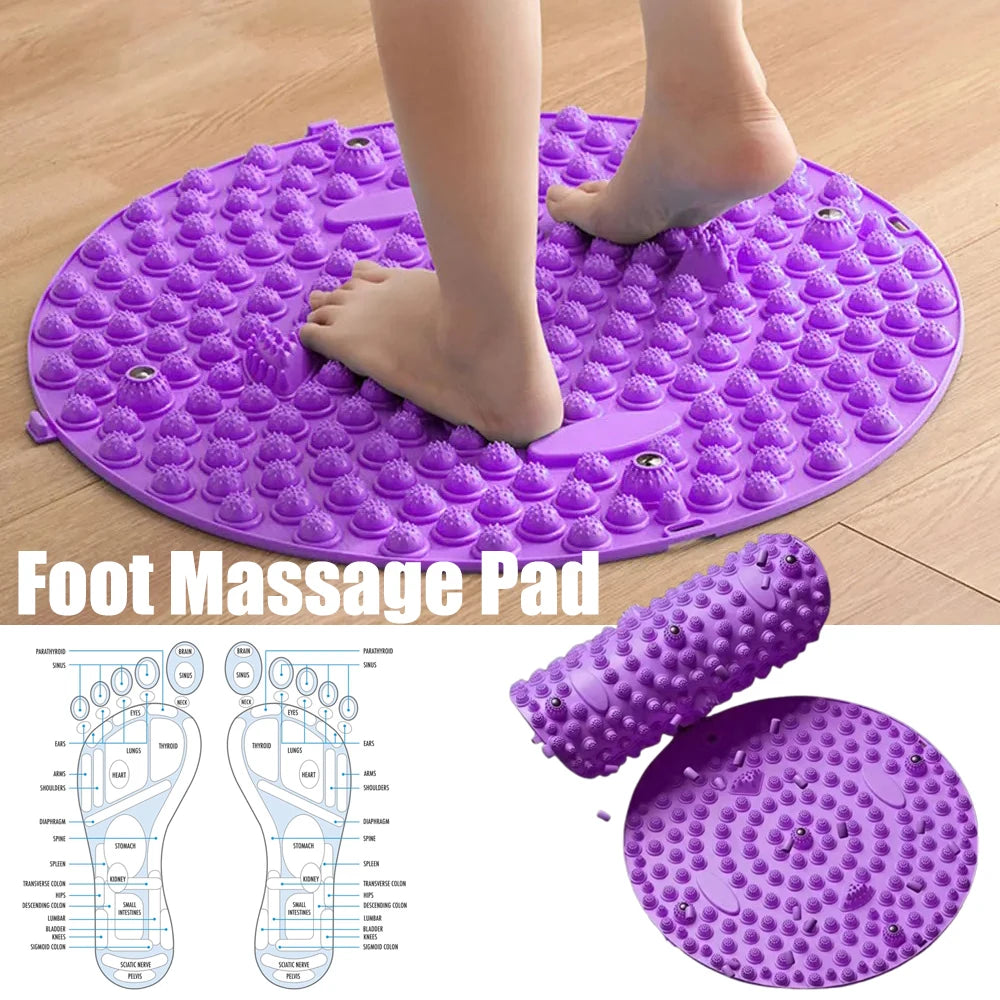 Finger Pressure Foot Massage Board – Magnetic Acupressure Foot Pad for Reflexology, Foot Yoga & Pain Relief