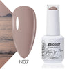 15ml Gel Nail Polish 65 Colors Soak-Off UV/LED Semi-Permanent Nail Gel Varnish