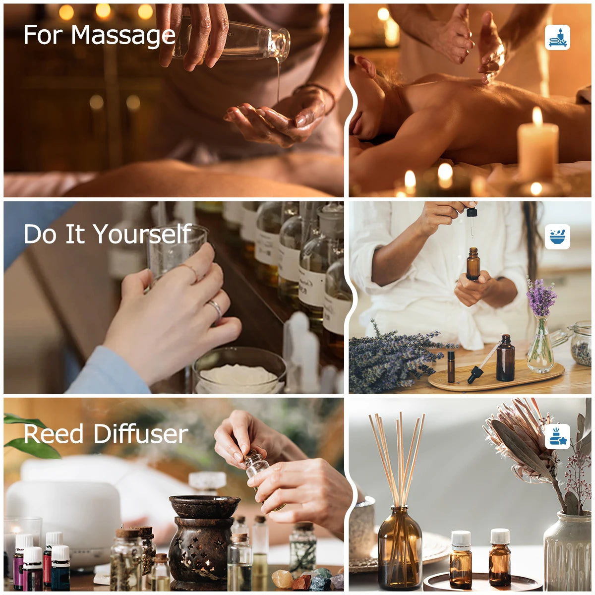 Marine Essential Oil — Aromatherapy Diffuser Oil for DIY Blends & Home Fragrance