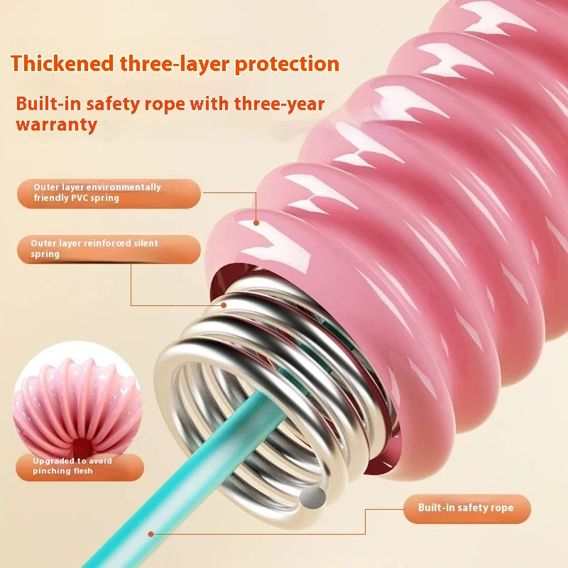 Weighted Foldable Fitness Hoop Quiet Waist & Belly Toning Circle 160 cm (63 in) Portable