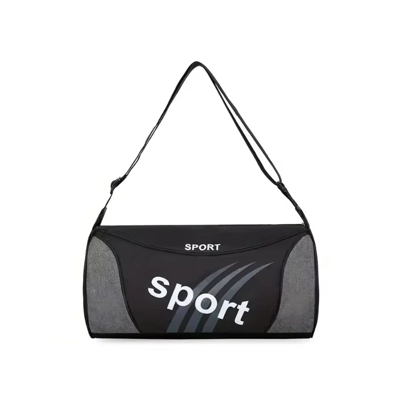 Unisex Gym Duffel Bag - Crossbody Shoulder Travel & Yoga Sports Bag for Women & Men