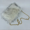 Luxury Faux Fur Crossbody Bag for Women – Large Plush Shoulder & Chain Clutch