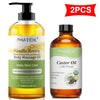 PHATOIL Organic Cold-Pressed Castor Oil 118ml/236ml (4/8 fl oz) - Unrefined for Hair, Eyelash & Nail Growth and Skin Moisturizer