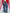 Gradient Blue Y2K Wide-Leg Jeans for Women – Low-Rise Loose Ankle-Length Distressed Denim, Plus Size