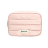 Pearlescent Silver Waterproof Makeup Bag Large Capacity Cosmetic Travel Organizer