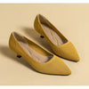 Women's Pointed-Toe Knit Slingback Pumps, Breathable Latex Insole & Anti-Slip Rubber Sole, 3.5 cm (1.38 in) Mid Heel