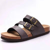 Women's Cork Suede Mules with Arch Support - Anti-Slip Outdoor Clogs