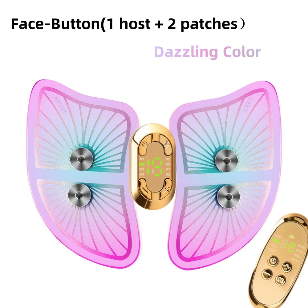 EMS Microcurrent Eye & Face Massager - Eye Lifting Device for Dark Circles, Puffiness & Wrinkle Reduction