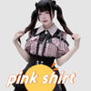 Kawaii Jirai Kei Lolita Y2K Japanese Style Peter Pan Collar Blouse Long Sleeve Sweet Bow Casual Aesthetic Top