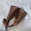 Rivets PU Leather Bucket Hobo Bag for Women - Punk Shoulder Handbag Purse