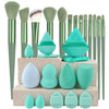 Professional Makeup Brush Set 8-29-Piece - Soft Powder, Eyeshadow & Foundation Brushes with Sponge Travel Cosmetic Kit