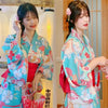 Ankle-Length Kimono Dress for Women – Traditional Japanese Yukata Cosplay Party Ethnic Streetwear