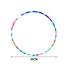 LED Luminous Hula Hoop – Removable Fitness Hoop 60–90 cm (24–35 in) with LED Lights for Weight Loss & Home Gym