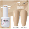 Top & Base 15ml (0.5 fl oz) Gel Nail Polish – Semi-Permanent UV/LED Soak-Off Base Coat and Top Coat, Long-Lasting Manicure