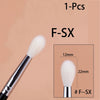 100% Goat Hair Tapered Highlighter & Eyeshadow Crease Brush – Sculpting Contour Makeup Brush