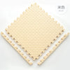 EVA Interlocking Foam Floor Tiles 30 x 30 cm (11.8 x 11.8 in) – Leaf Grain Non-Slip Gym, Yoga & Playroom Mat 1 cm Thick