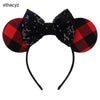 Disney Minnie Sequin Ear Headband with Polka Dot Bow, Girls & Women Party Hairband, Kids DIY Hair Accessory