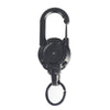 Anti-Theft Retractable Metal Keychain with Elastic Rope and Easy-Pull Buckle - Sporty Yoyo Key Ring for Keys, Ski Passes & ID Cards