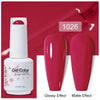Top & Base 15ml (0.5 fl oz) Gel Nail Polish – Semi-Permanent UV/LED Soak-Off Base Coat and Top Coat, Long-Lasting Manicure