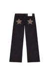 Y2K Star Graphic Baggy Jeans for Women – Harajuku Retro High-Street Wide-Leg